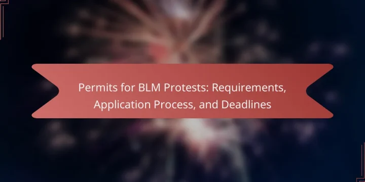 Permits for BLM Protests: Requirements, Application Process, and Deadlines