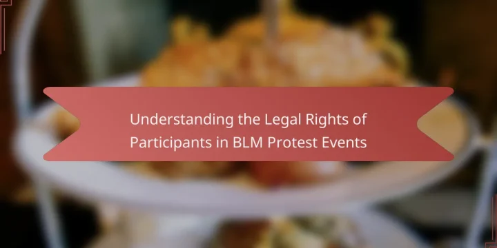 Understanding the Legal Rights of Participants in BLM Protest Events