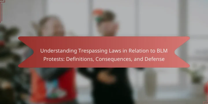 Understanding Trespassing Laws in Relation to BLM Protests: Definitions, Consequences, and Defense