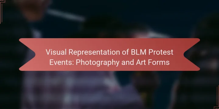 Visual Representation of BLM Protest Events: Photography and Art Forms
